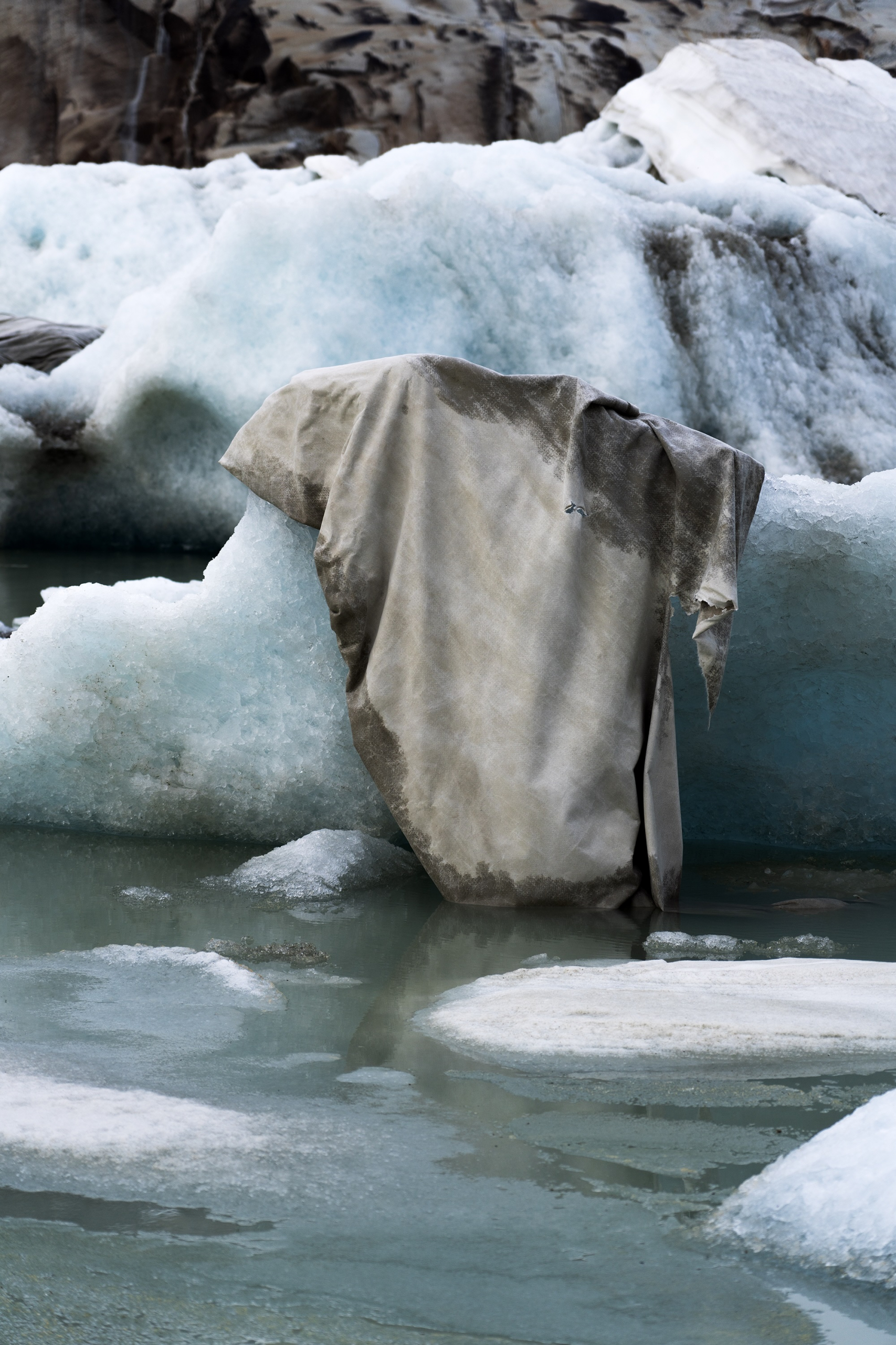 6_Ghostscape 2_After Obergoms residents insulate the Rhône Glacier to slow its rapid melting (Belly of a Glacier)